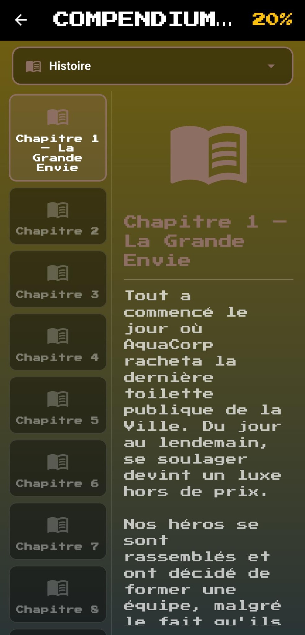 Pipi Panic — Compendium